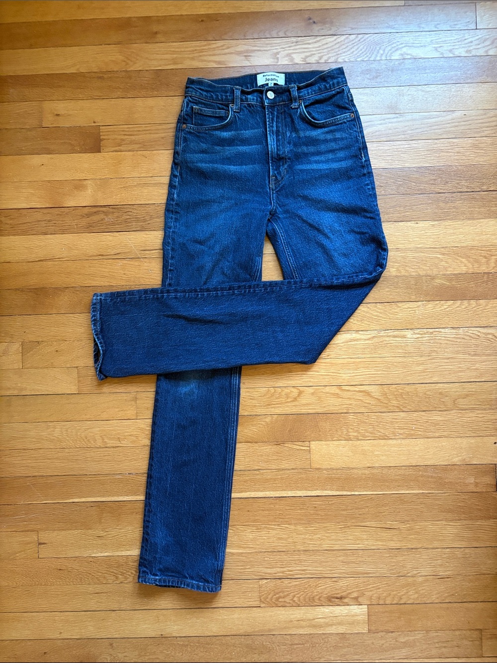 Reformation Dark Blue Denim Jeans
